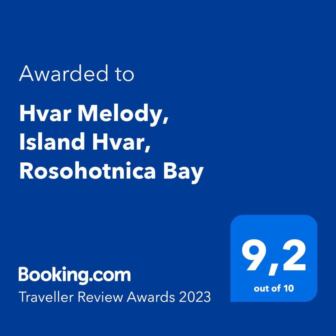 Hvar Melody, Island Hvar, Rosohotnica Bay Basina Bagian luar foto